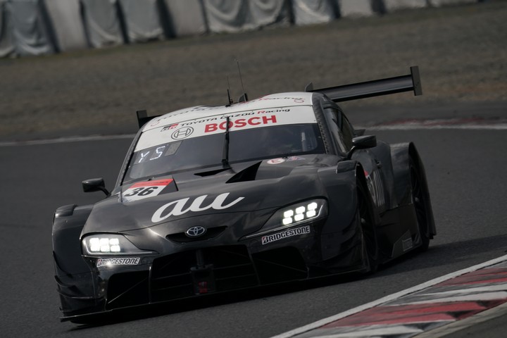 公式テスト岡山4回目: 関口雄飛／サッシャ・フェネストラズ組（au TOM'S GR Supra）