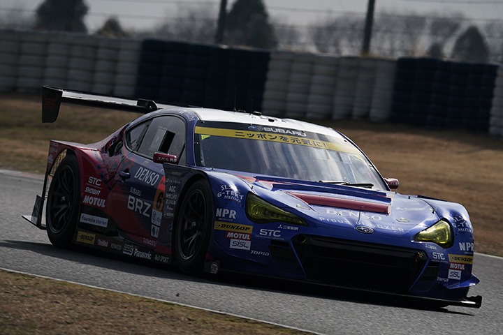 公式テスト岡山4回目: GT300クラストップタイムの井口卓人／山内英輝組（SUBARU BRZ R&D SPORT）