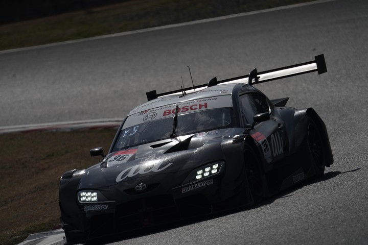 公式テスト岡山4回目: 関口雄飛／サッシャ・フェネストラズ組（au TOM'S GR Supra）