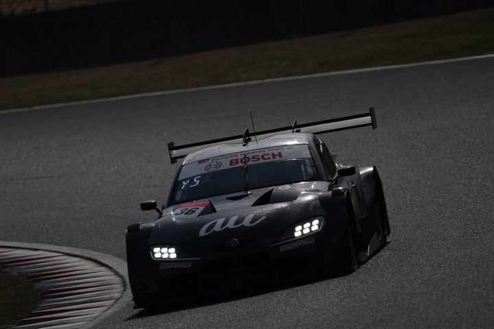 公式テスト岡山4回目: 関口雄飛／サッシャ・フェネストラズ組（au TOM'S GR Supra）