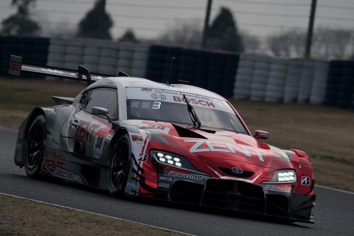 公式テスト岡山4回目: 立川祐路／石浦宏明組（ZENT GR Supra）