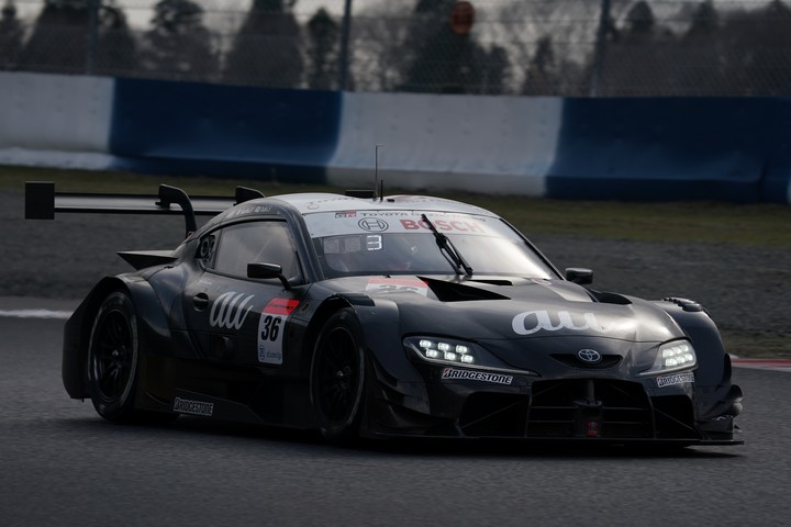 公式テスト岡山4回目: 関口雄飛／サッシャ・フェネストラズ組（au TOM'S GR Supra）