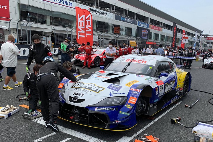 GT500クラスで4位に入った平川亮／ニック・キャシディ組（KeePer TOM'S GR Supra）はランキング2位にドロップ