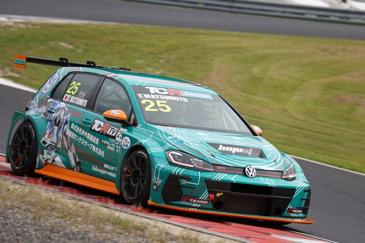 決勝2位は松本武士（Volkswagen RT with TEAMWAKAYAMA）