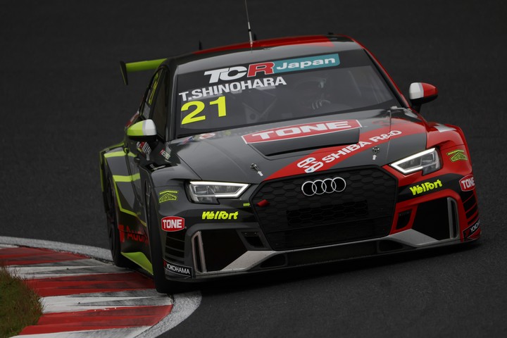 予選2位の篠原拓朗（Audi Team Hitotsuyama）