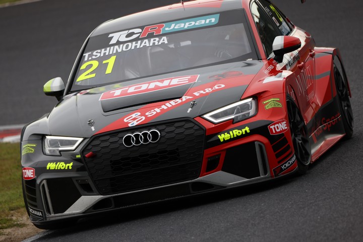 予選2位の篠原拓朗（Audi Team Hitotsuyama）