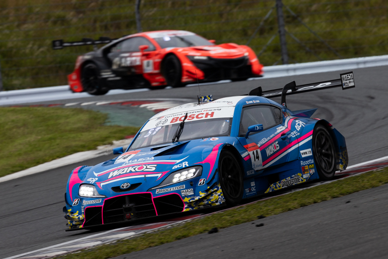 GT500クラス決勝2位は大嶋和也／坪井翔組（WAKO'S 4CR GR Supra）