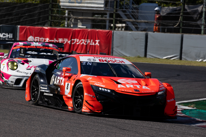 GT500クラス決勝3位は野尻智紀／福住仁嶺組（ARTA NSX-GT）