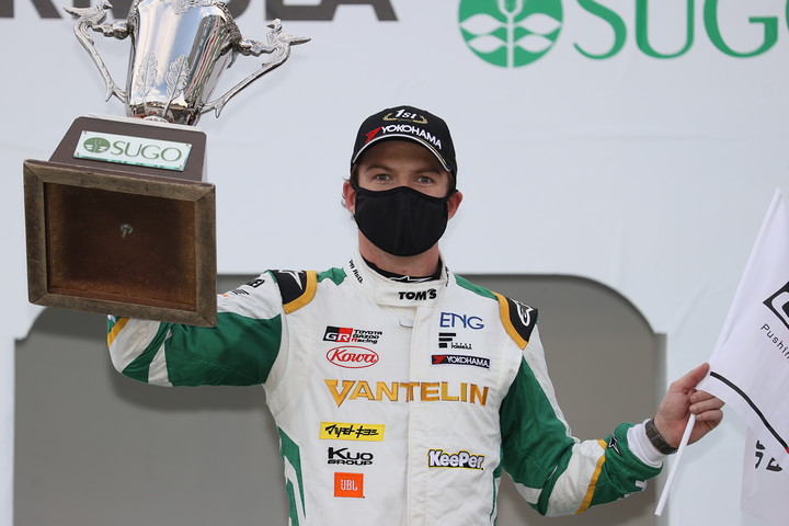 優勝したニック・キャシディ（VANTELIN TEAM TOM’S）