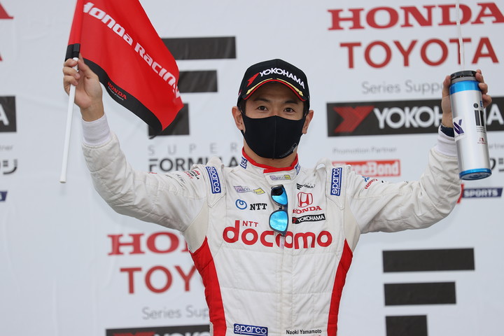 決勝3位の山本尚貴（DOCOMO TEAM DANDELION RACING）