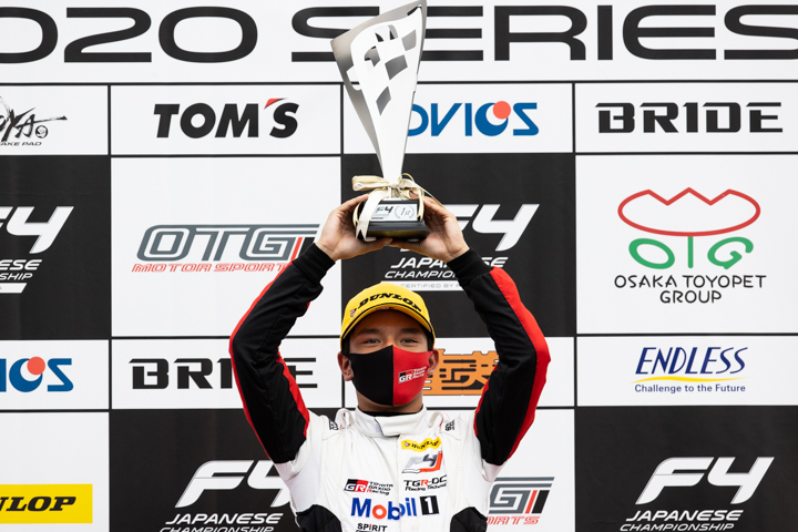 優勝した平良響（TGR-DC Racing School）