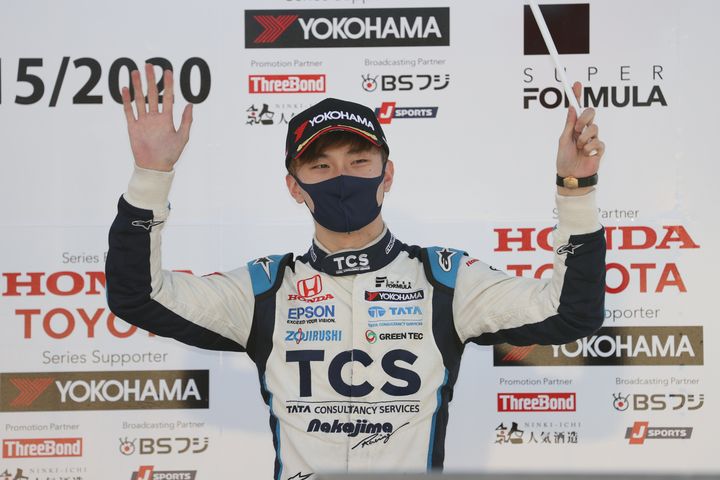 決勝3位の牧野任祐（TCS NAKAJIMA RACING）
