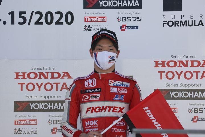 決勝記者会見: 決勝3位の名取鉄平（TODA RACING）