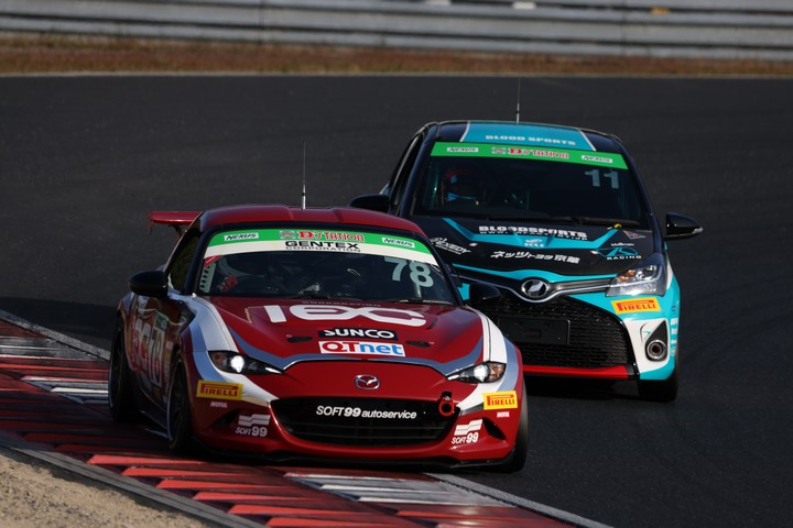 グループ2決勝: 藤井順子／加藤沙也⾹／Jco IINUMA組（LOVEDRIVEロードスター）