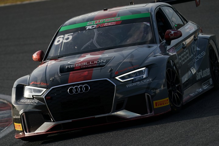 グループ1決勝: 松井猛敏／加藤正将／下山征人／山崎洋輔組（REBELLION Mars Audi RS3 LMS）