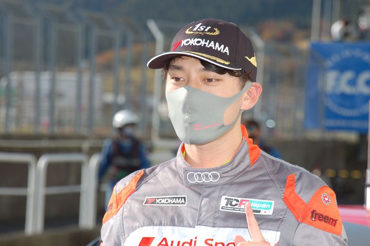 優勝した篠原拓朗（Audi Team Hitotsuyama）