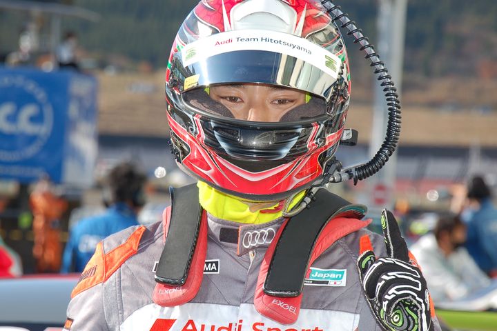 優勝した篠原拓朗（Audi Team Hitotsuyama）