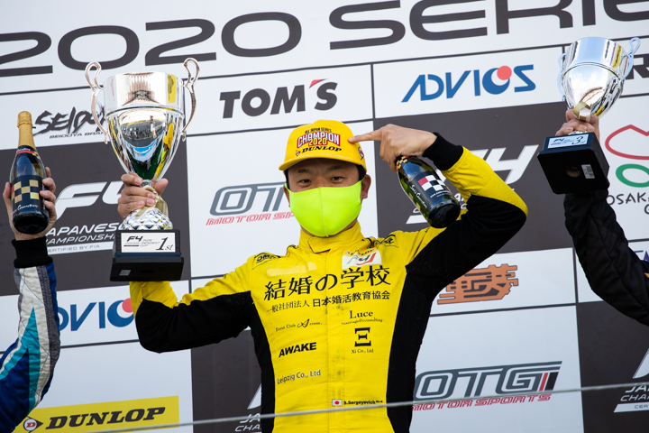 インディペンデントカップで優勝した佐藤セルゲイビッチ（フィールドモータースポーツ）