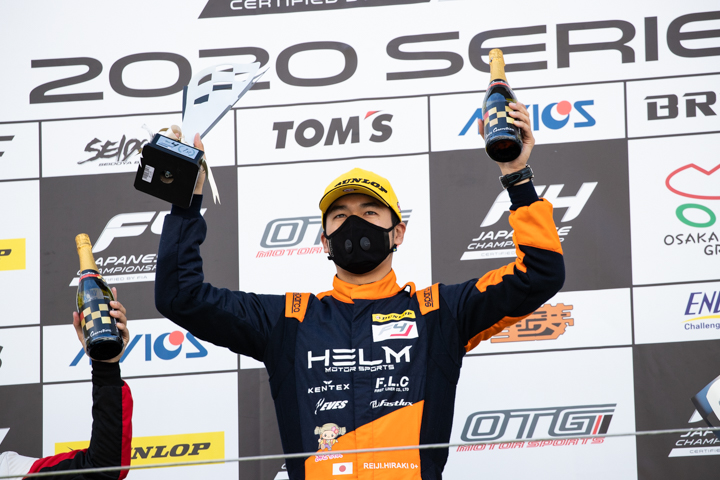 優勝した平良響（TGR-DC Racing School）