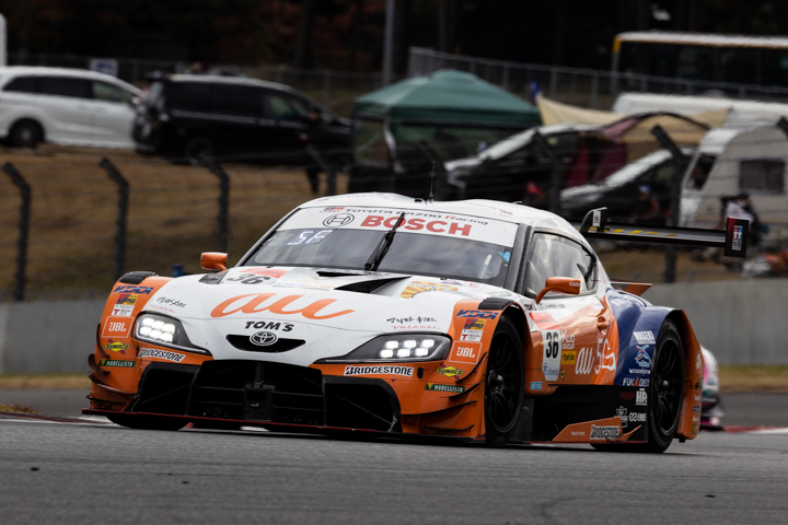 GT500クラス決勝3位は関口雄飛／サッシャ・フェネストラズ組（au TOM'S GR Supra）