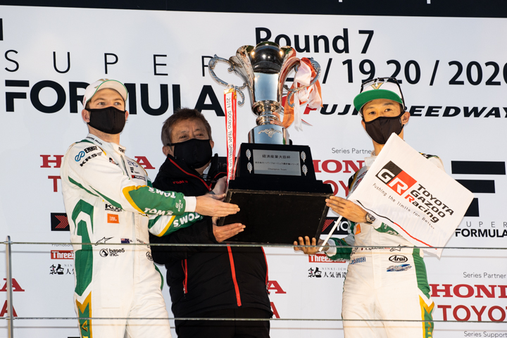 チームチャンピオンを獲得したVANTELIN TEAM TOM’S