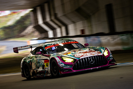 GT300クラス決勝2位は谷口信輝／片岡龍也組（グッドスマイル初音ミクAMG）