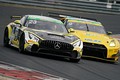 グループ1決勝: TKRI松永建設AMG GT4とMP Racing GT-R