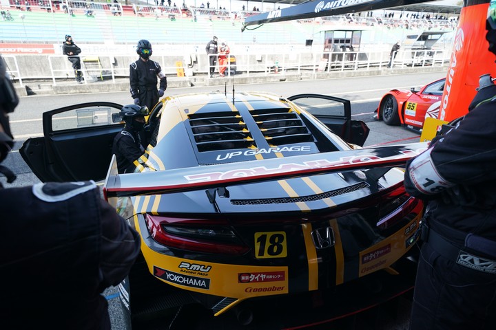 公式テスト岡山: UPGARAGE NSX GT3