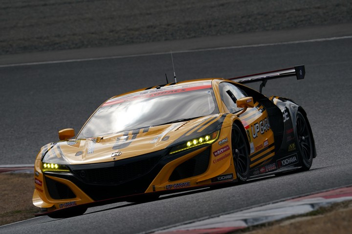 公式テスト岡山: 小林崇志／名取鉄平組（UPGARAGE NSX GT3）