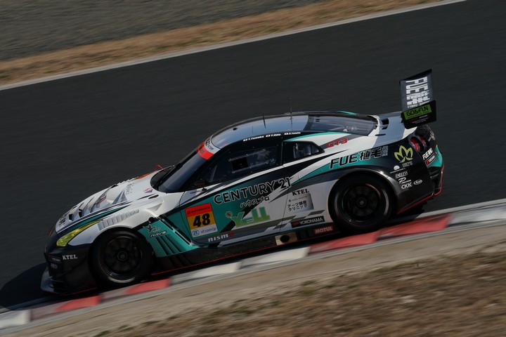 公式テスト岡山: 田中勝輝／富田竜一郎組（植毛ケーズフロンティアGT-R）