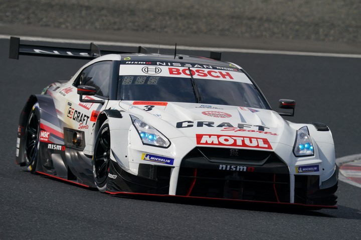 公式テスト岡山: 平手晃平／千代勝正組（CRAFTSPORTS MOTUL GT-R ...