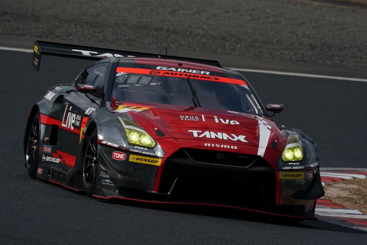 公式テスト岡山: 平中克幸／安田裕信組（GAINER TANAX GT-R）