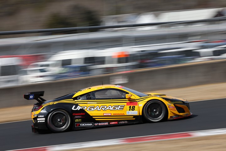 公式テスト岡山: 小林崇志／名取鉄平組（UPGARAGE NSX GT3）