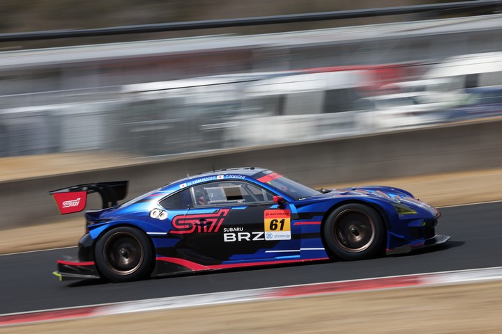 公式テスト岡山: 井口卓人／山内英輝組（SUBARU BRZ R&D SPORT）