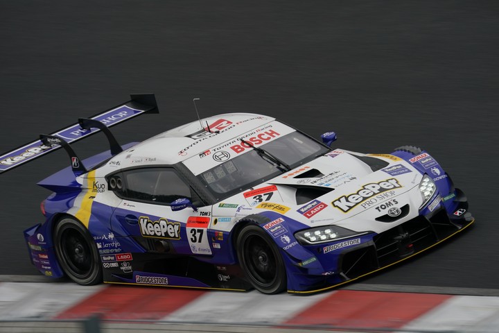 公式テスト岡山: 平川亮／阪口晴南組（KeePer TOM'S GR Supra）