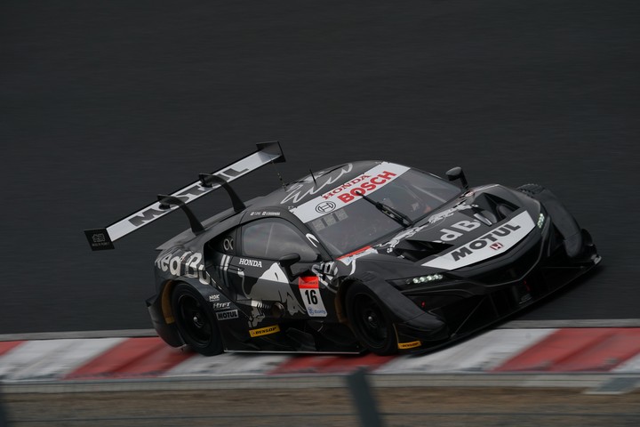 公式テスト岡山: 笹原右京／大湯都史樹組（Red Bull MOTUL MUGEN NSX GT）
