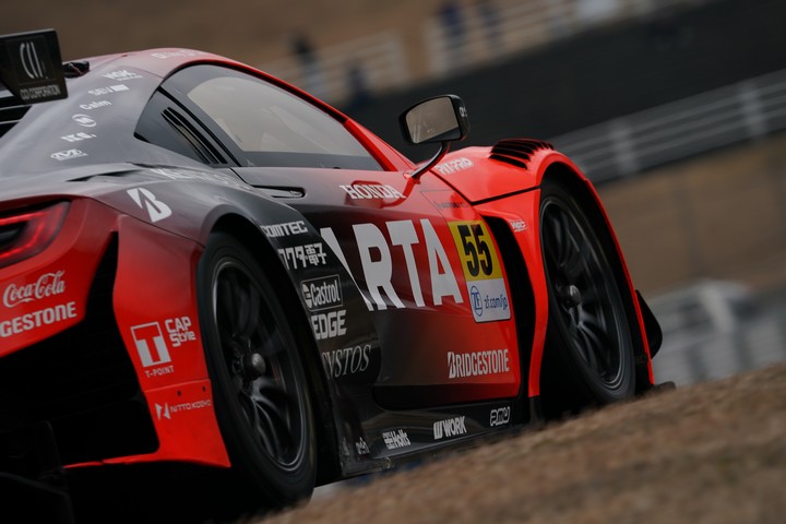 公式テスト岡山: 高木真一／佐藤蓮組（ARTA NSX GT3）