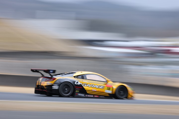 公式テスト岡山: 小林崇志／名取鉄平組（UPGARAGE NSX GT3）