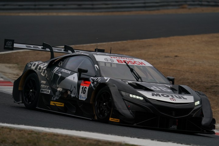 公式テスト岡山: 笹原右京／大湯都史樹組（Red Bull MOTUL MUGEN NSX GT）