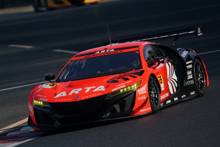 公式テスト岡山: 高木真一／佐藤蓮組（ARTA NSX GT3）