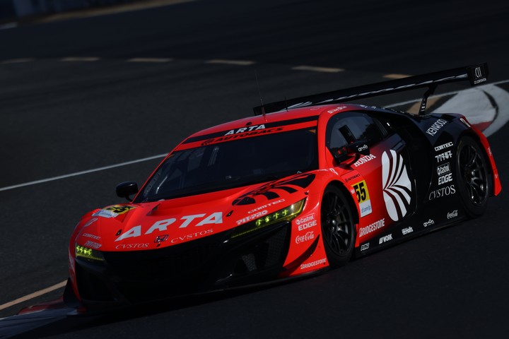 公式テスト岡山: 高木真一／佐藤蓮組（ARTA NSX GT3）