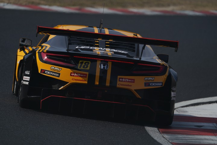 公式テスト岡山: 小林崇志／名取鉄平組（UPGARAGE NSX GT3）