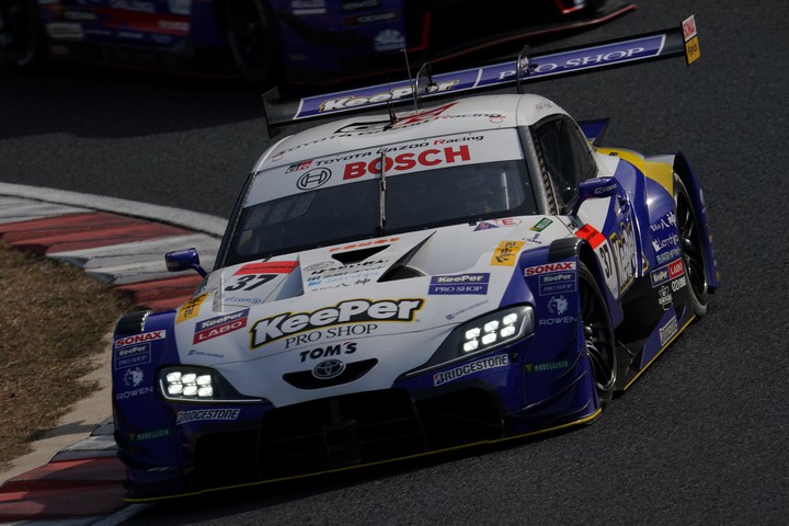 公式テスト岡山: 平川亮／阪口晴南組（KeePer TOM'S GR Supra）