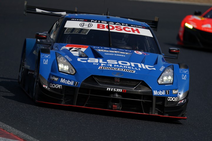 公式テスト岡山: 平峰一貴／松下信治組（カルソニックIMPUL GT-R）