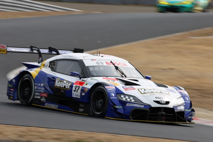 公式テスト岡山: 平川亮／阪口晴南組（KeePer TOM'S GR Supra）