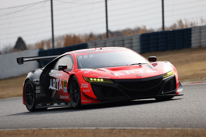 公式テスト岡山: 高木真一／佐藤蓮組（ARTA NSX GT3）