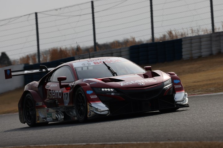 公式テスト岡山: 塚越広大／ベルトラン・バゲット組（Astemo NSX-GT）