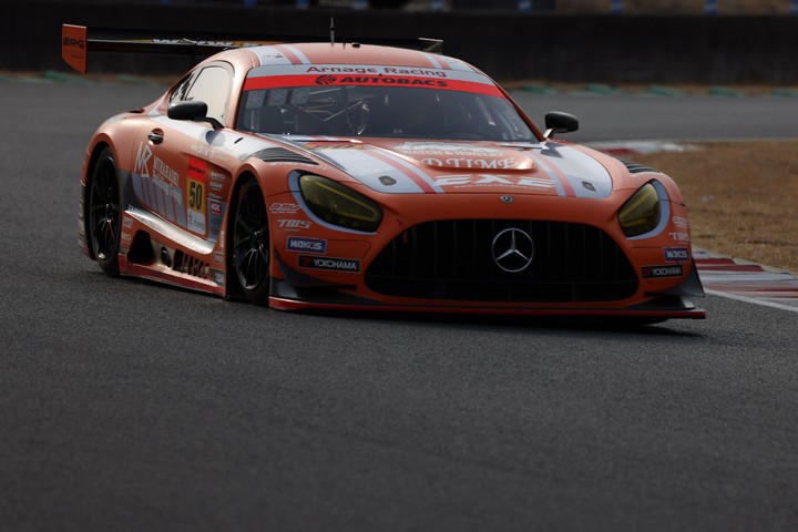 公式テスト岡山: 加納政樹／柳田真孝組（ARNAGE AMG GT3）