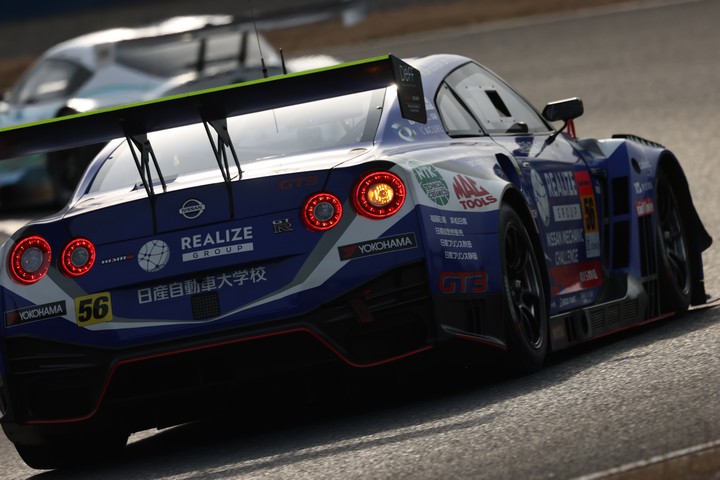 公式テスト岡山: 藤波清斗／ジョアオ・パオロ・デ・オリベイラ組（リアライズ 日産自動車大学校GT-R）