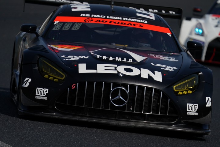 公式テスト岡山3回目: GT300クラス3位は蒲生尚弥／菅波冬悟組（LEON PYRAMID AMG）